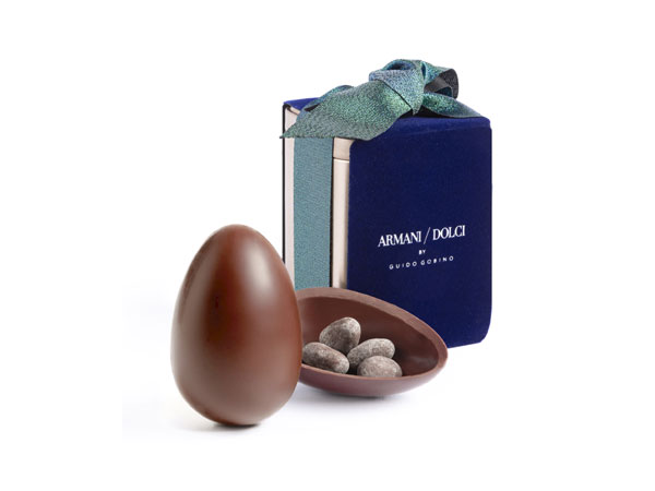 Armani Dolci by Guido Gobino Lattina uovo cioccolato latte Dolci Pasqua 2026