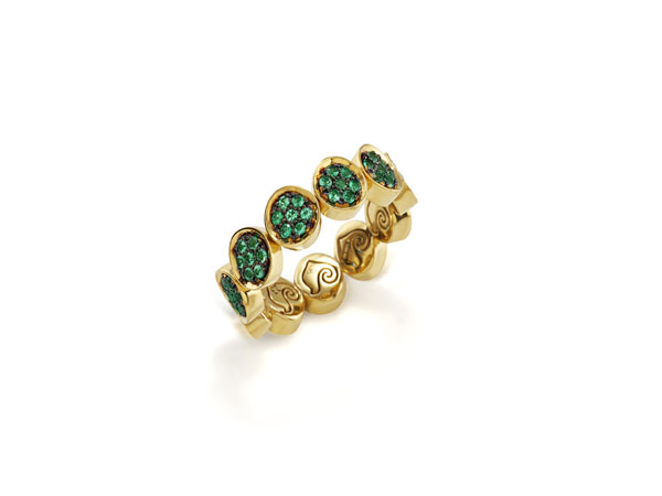Chantecler Capri Anello Pavè Smeraldi Gioielli Estate 2026