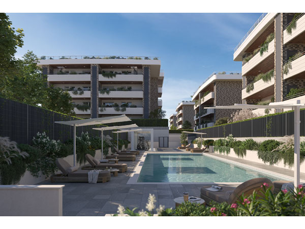 Città Verde Felicity Roma Z1 Piscina 600x