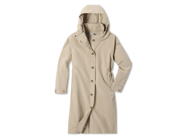 Columbia AmazeTrench Long Rain Jacket Sneakers Estate 2026
