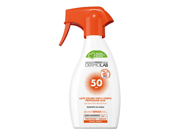 Dermolab Latte solare viso e corpo SPF50 spray Solari 2026