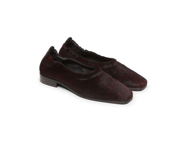 Henry Beguelin ballerine in cavallino vino Nero Autunno 2026