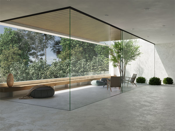Neolith rivestimento Atmosphere Whitesand Cloud Dancer Pantone 2026