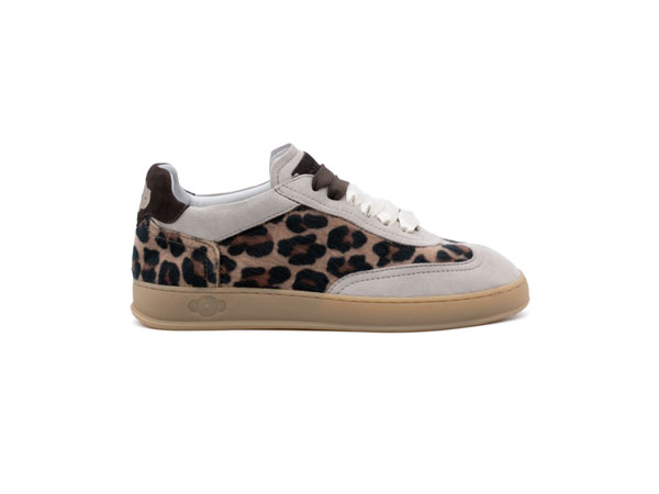 Soldini 80 Akira Animalier Taupe Leo Sneakers Estate 2026