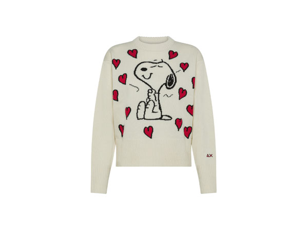 Sun68 x Peanuts felpa cotone con cappuccio Regali San Valentino 2026