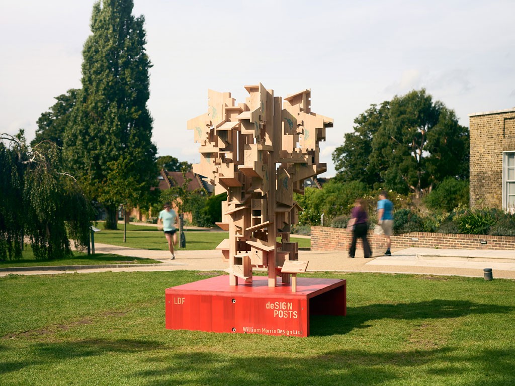 Faye Greenwood. Waltham Forest, William Morris Design Line. Realizzato da Sebastian Cox. Credit Thom Atkinson.