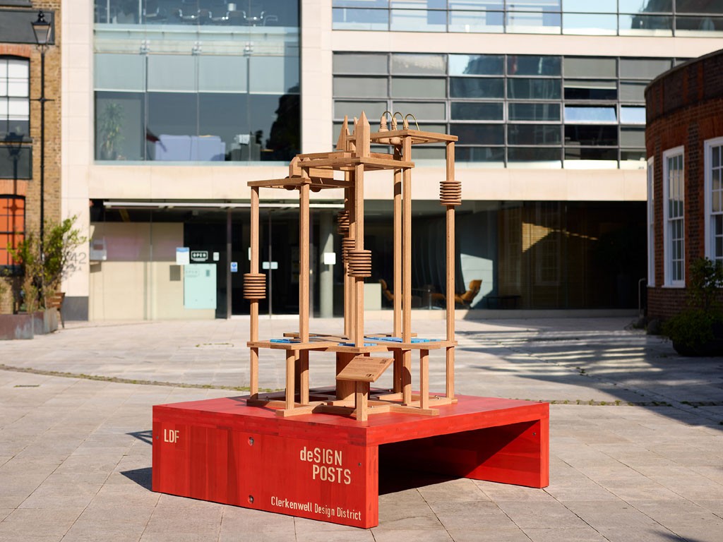 Kate Woodcock-Fowles. Clerkenwell, Clerkenwell Design District. Realizzato da Jan Hendzel Studio. Credit Thom Atkinson.