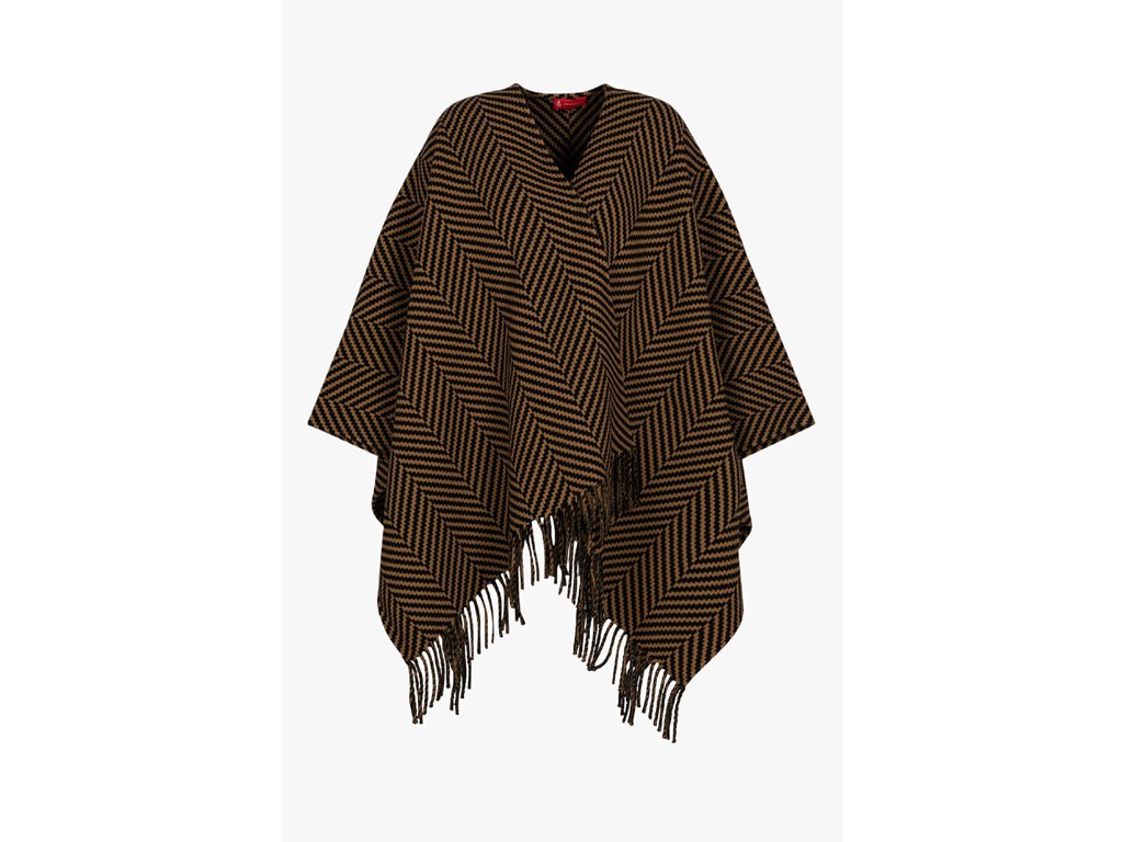 Piacenza 1733. Barracuda. Poncho in pura lana vergine. Prezzo: euro 500,00.
