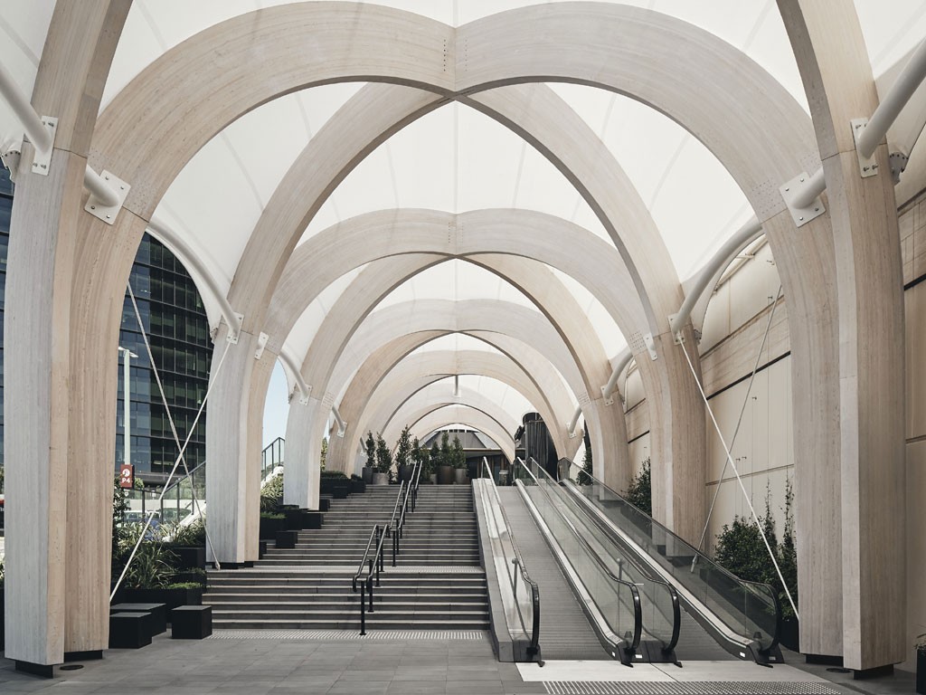 Rubner Holzbau. Chadstone Link. Credits Peter Bennets.