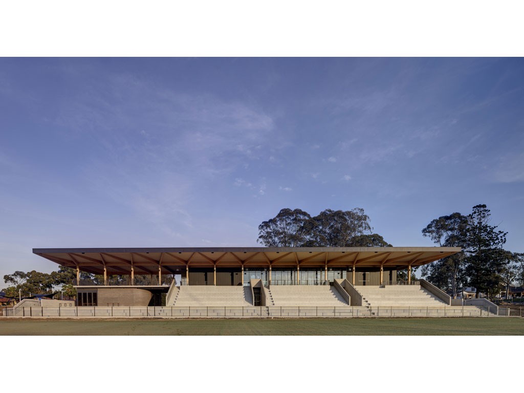 Rubner Holzbau. Eric Tweedale Stadium. Credits Brett Boardman.