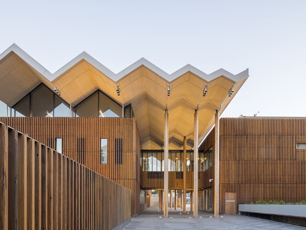 Rubner Holzbau. Marrickville Library. Credits Phil Noller.