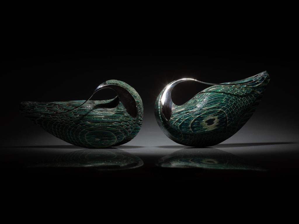 Tarasova. Orecchini Little Bird. Realizzazione in carta e argento. Prezzo: su richiesta.