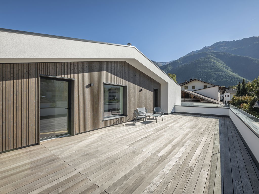 Rubner Haus. Architetto Klaus Marsoner. Photo Alberto Franceschi.