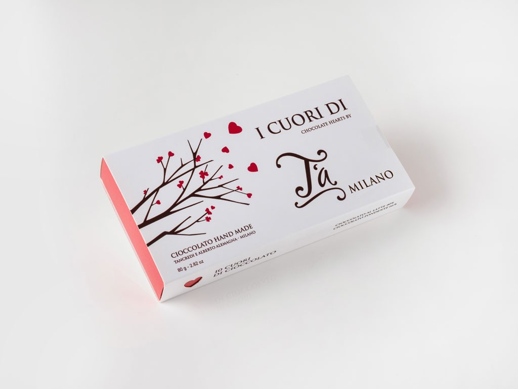 T’a Milano. Scatola di cioccolatini handmade a forma di cuore. In vendita su QVC.