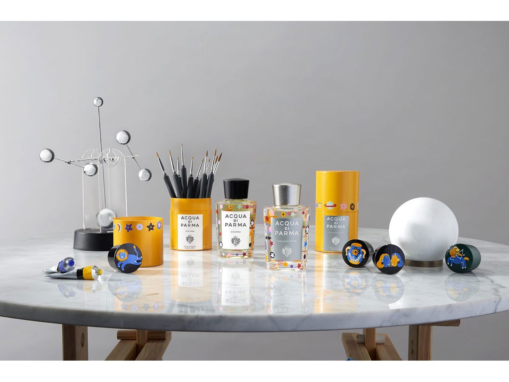 Acqua di Parma. Anna Spreafico - Sky Signs. Groupage: Pura e Colonia.