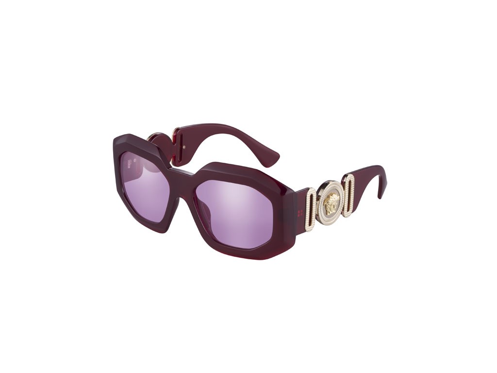 Versace Eyewear. Medusa Biggie. Occhiali da sole squadrati maxi. Prezzo: euro 270,00.