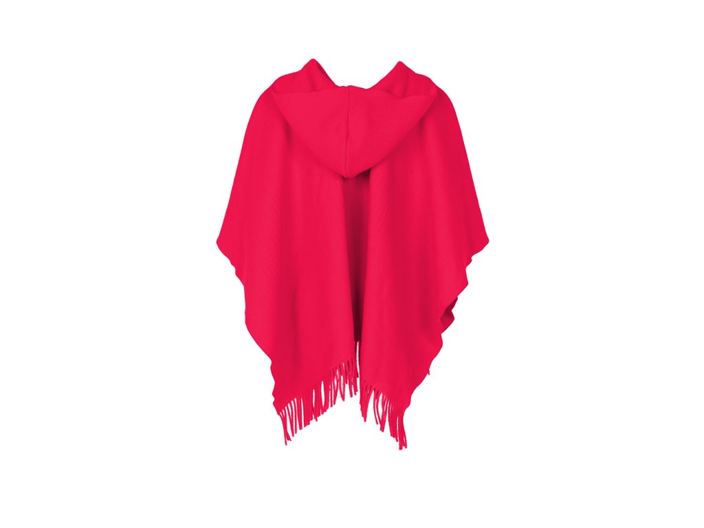 Officina del Poggio. Follow the Pink. Collezione La Rosa. Wool Poncho. Il 20% delle vendite di ogni articolo sarà devoluto a Fondazione IEO-MONZINO. La capsule, in edizione limitata, è disponibile online su odpcollection.com