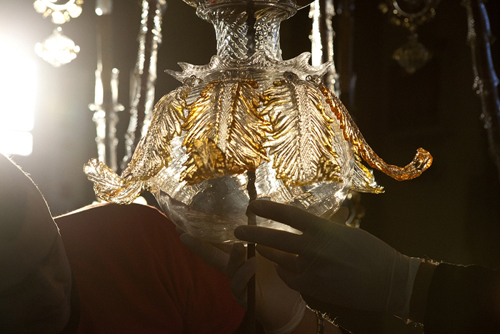 Una luce per l'Emilia Romagna al Museo del Vetro di Murano