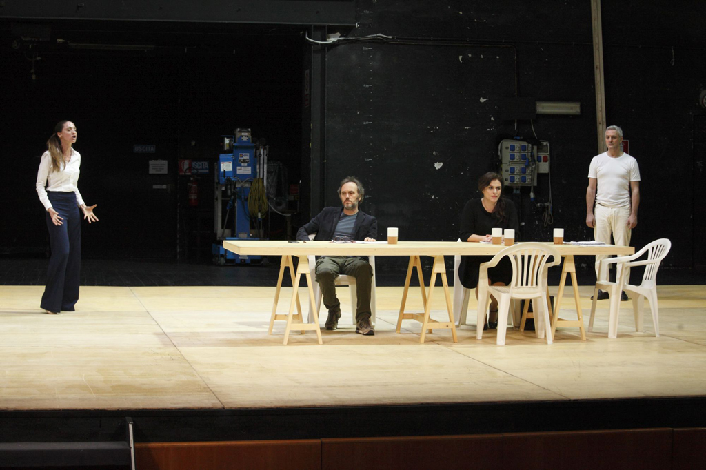 PROVA, Anna Della Rosa e Luca Lazzareschi, Laura Marinoni e Giovanni Franzoni, foto Luca Del Pia