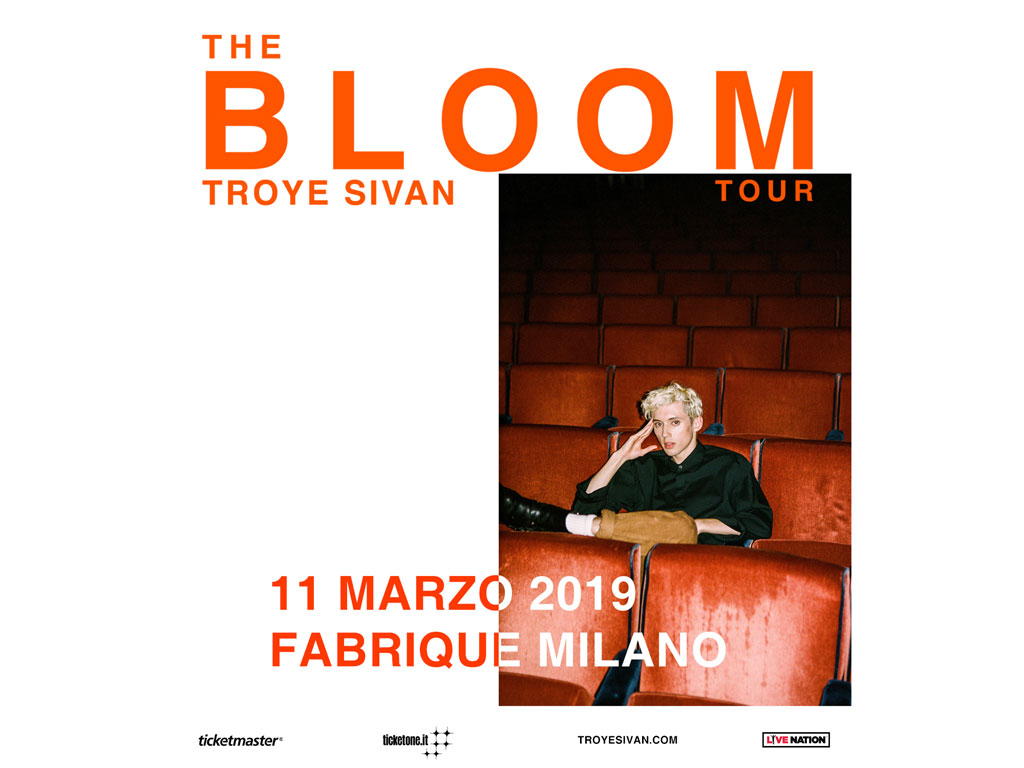 troye sivan the bloom tour fabrique milano 2019