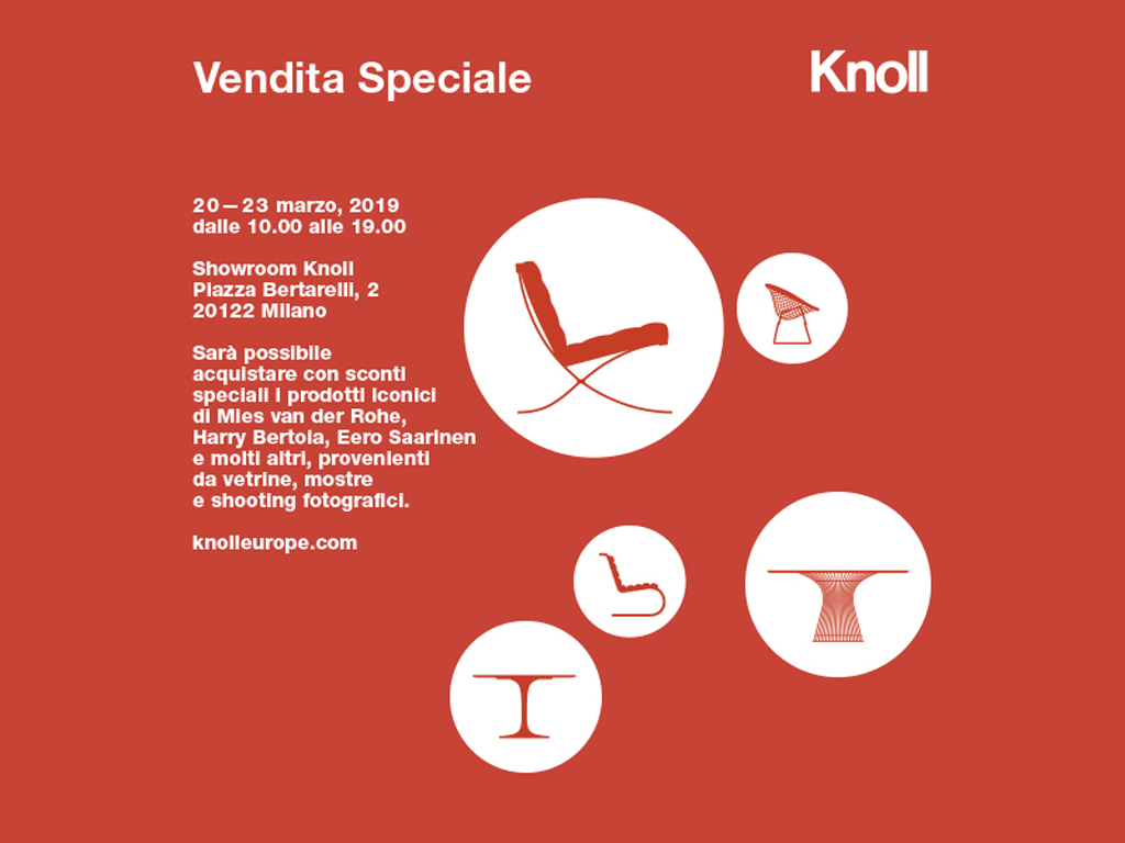 knoll vendita speciale 2019
