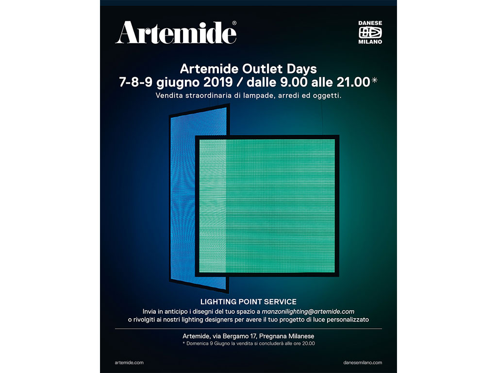 artemide e danese milano vendita speciale 2019
