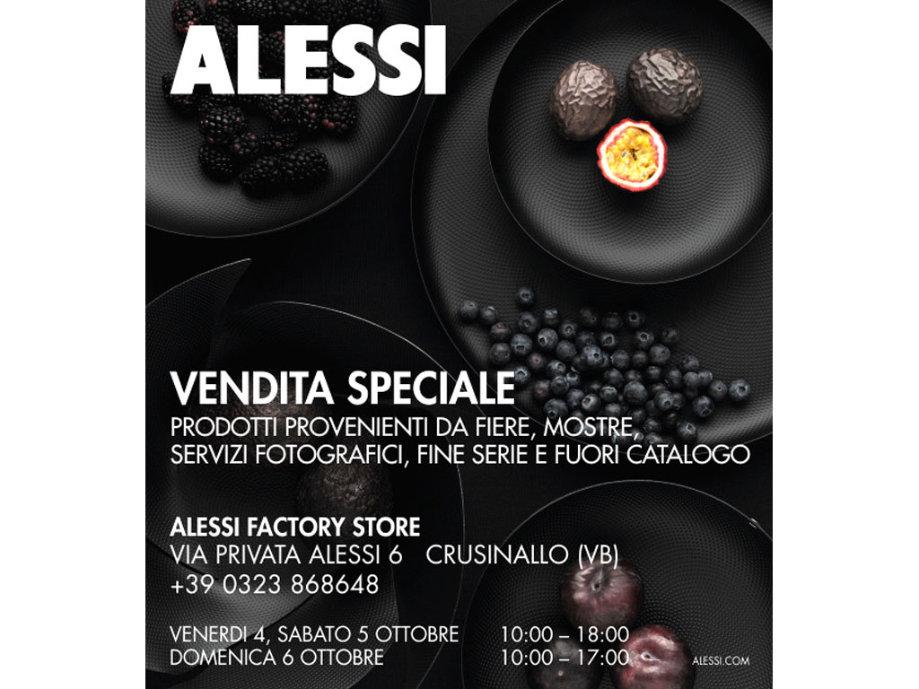 alessi vendita speciale ottobre 2019