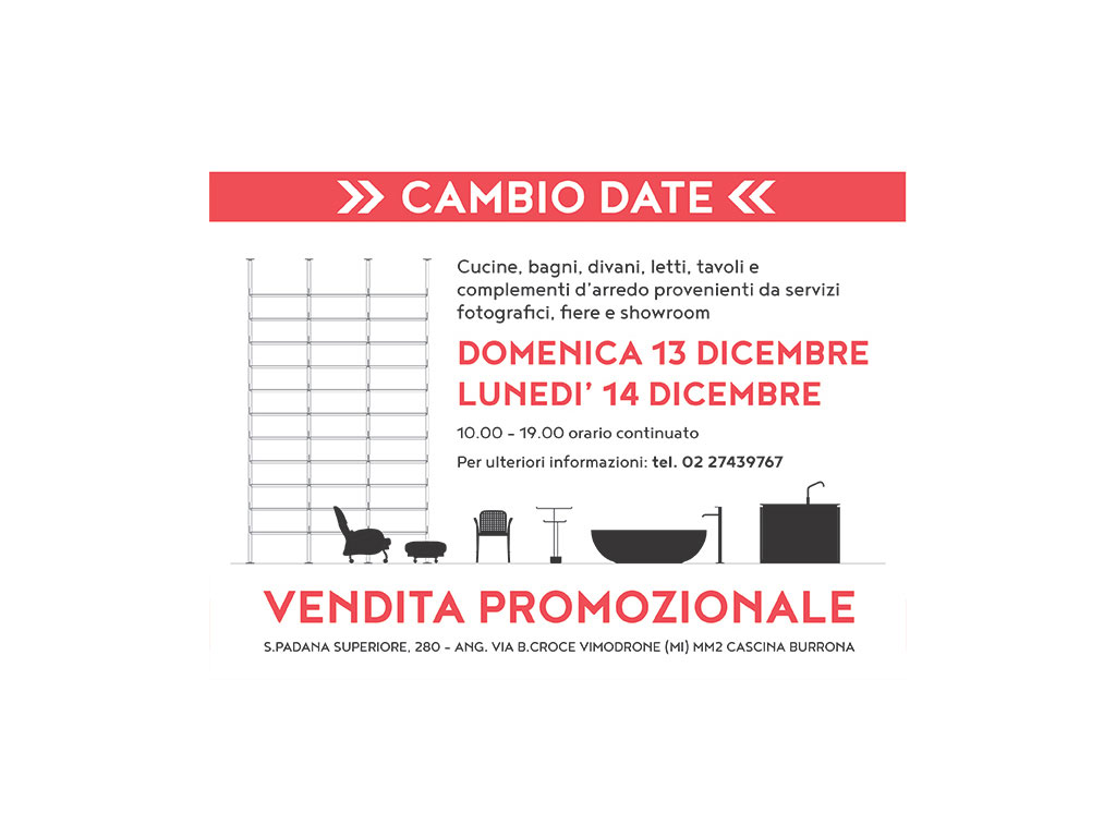 Boffi DePadova Vendita Promozionale 13 e 14 Dicembre 2020