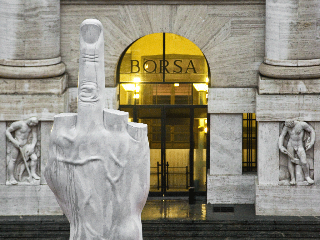Pirelli HangarBicocca mostra personale Maurizio Cattelan
