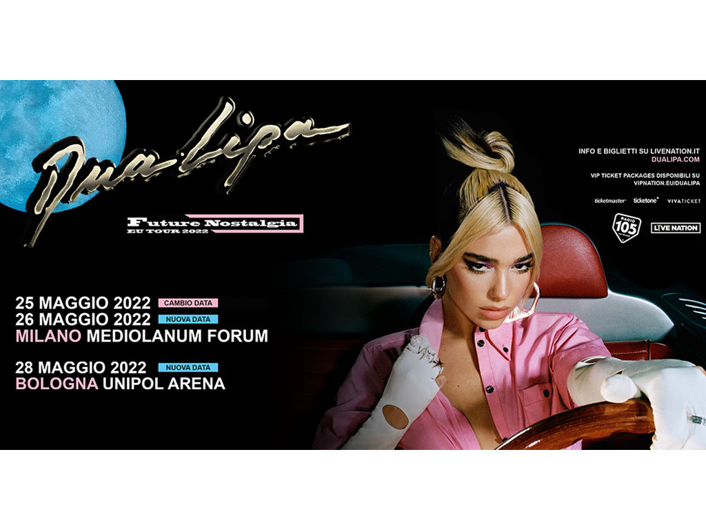 Dua Lipa Future Nostalgia Tour 2022