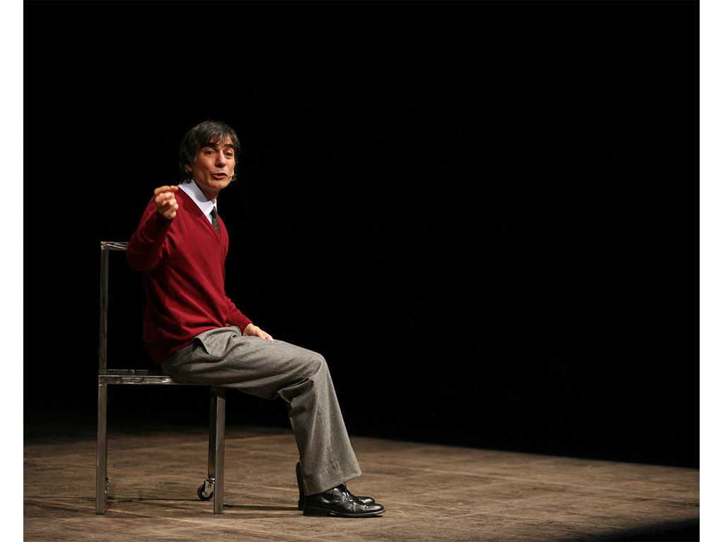 Saverio La Ruina in scena a Palazzo Sormani con Italianesi