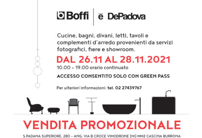 Boffi DePadova Vendita Promozionale Novembre 2021