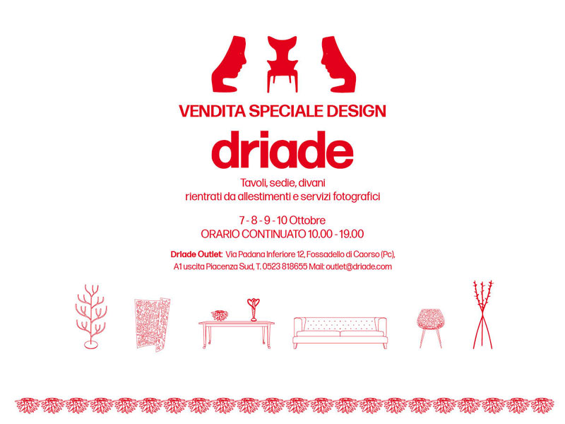 driade vendita speciale ottobre 2021
