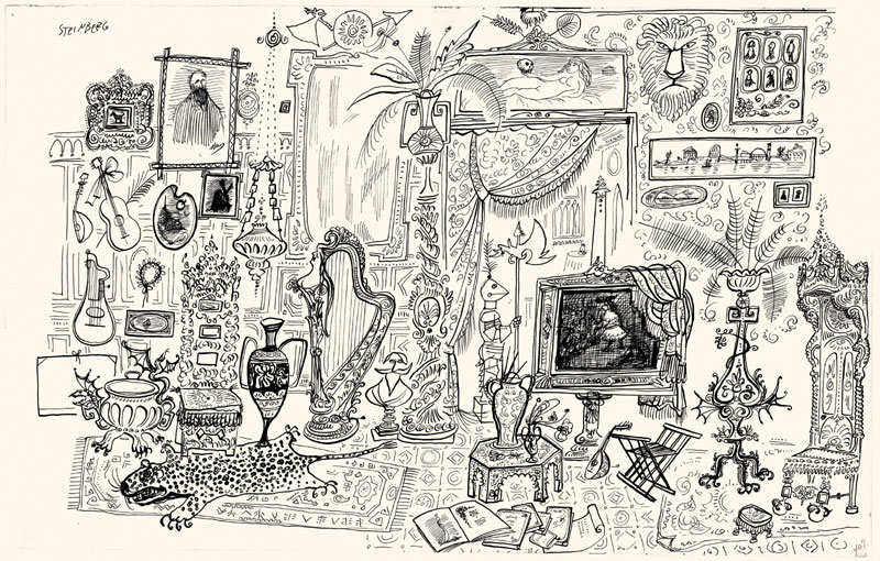 Saul Steinberg Senza titolo 1954