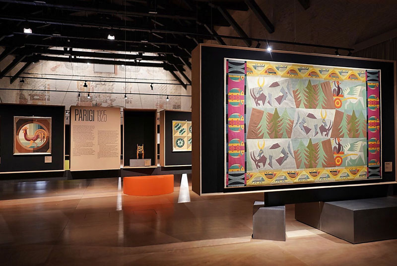 Depero automatico acrobatico Palazzo della Ragione a Mantova
