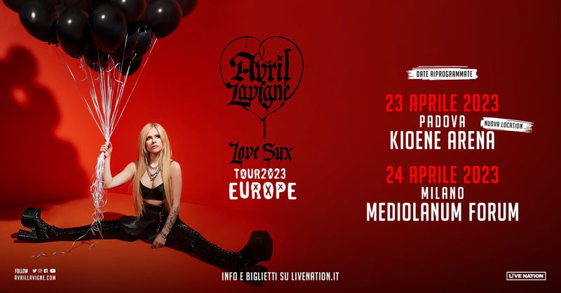 Avril Lavigne. World Tour 2023 - FourExcellences