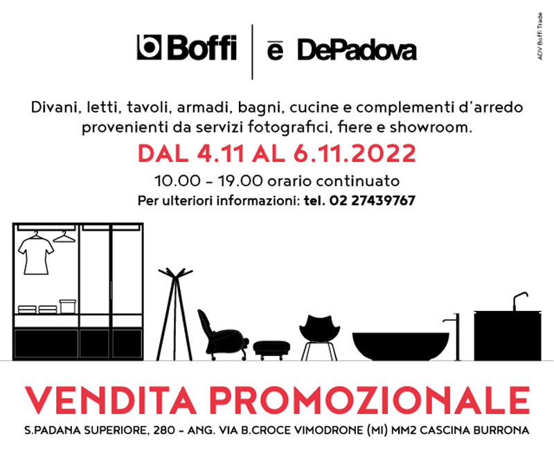 Boffi DePadova: vendita promozionale Novembre 2022