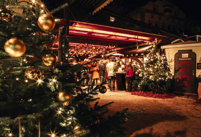 Foresta di Natale di Birra FORST 2022 a Lagundo (Bolzano)