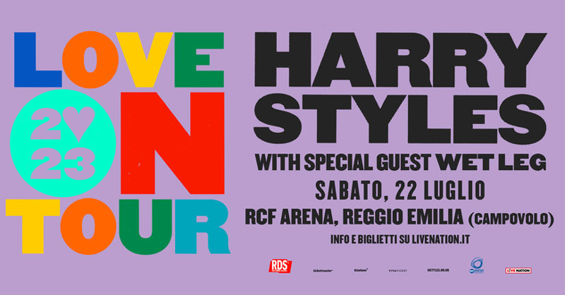 Harry Styles 22 luglio 2023 · RCF Arena Reggio Emilia Campovolo
