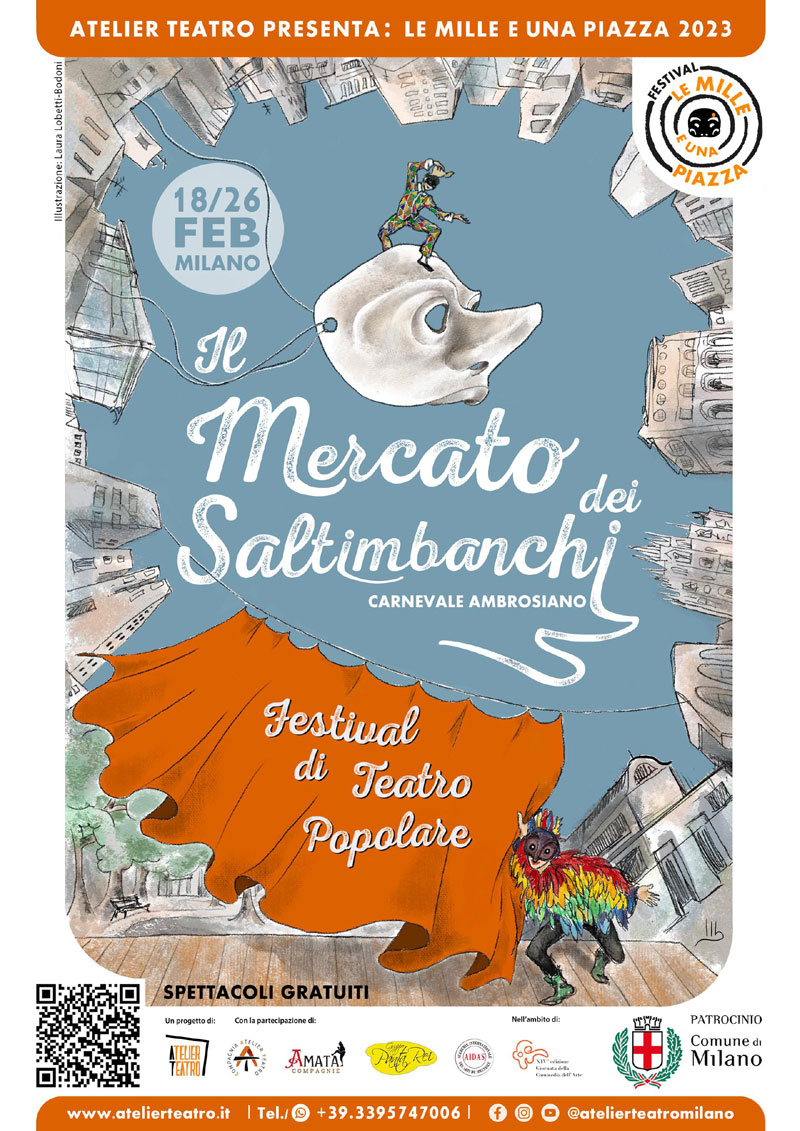 Il mercato dei saltimbanchi 2023 di Atelier Teatro