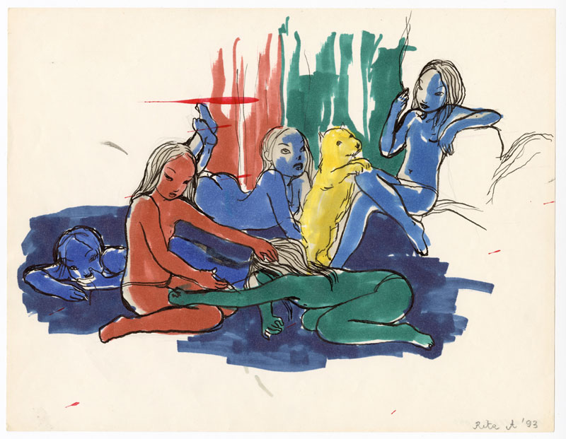 Rita Ackermann in mostra al MASILugano 2023