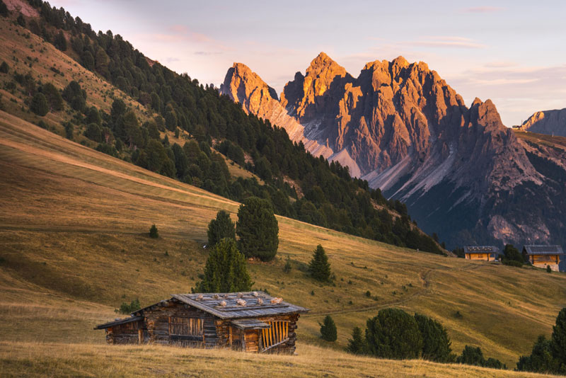 Burning Dolomites in Val Gardena
