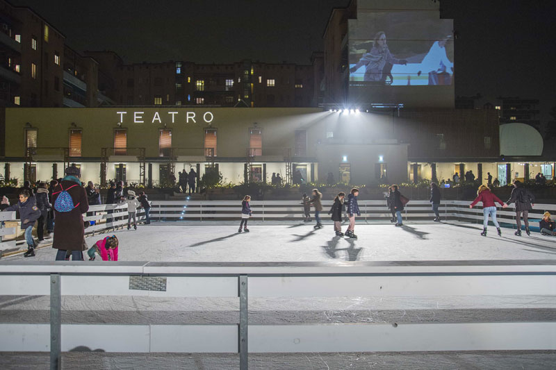 Bagni Misteriosi del Teatro Franco Parenti di Milano. La Patinoire d'Inverno.