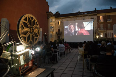 Cinema in 35 mm. Eataly Lingotto Torino.