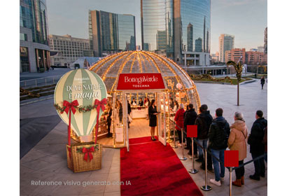 A Milano la Bubble Christmas Experience di Bottega Verde Toscana