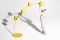 Fatboy. Big Lebow, designer Kraner e Gille. Lampada da terra ad arco, Banana Yellow. Arco di 2,34 metri e solida base, realizzati in acciaio verniciato a polvere. Le calotte sono in alluminio e le luci regolabili. Lavare con panno morbido e acqua tiepida e, se necessario con sapone neutro. Dimensioni: 234x186x64 cm. Peso: 44 kg. Colori: light grey, banana yellow e antracite. Prezzo: euro 1.399,00.