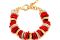 Giovanni Raspini. Bracciale Bali Red. Bracciale in argento 925 dorato, madrepora e diaspro rosso. Chiusura con moschettone e maglie di regolazione. Dimensioni: lunghezza 22 cm. Prezzo: euro 245,00.