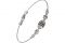 Officina Bernardi. Bracciale Blangle Empire in oro bianco 18kt e zaffiri blu e sfere diamantate Seta. Prezzo: euro 1.790,00.
