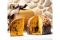 Ristorante Andreina. Panettone con Burro Affumicato e Caramello Salato dello chef stellato Errico Recanati. Disponibile sul sito www.ristoranteandreina.it o telefonando al 3479572088. Peso: 1 kg. Prezzo: euro 40,00.