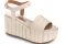 Salvatore Ferragamo. Zeppe in pelle con plateau.